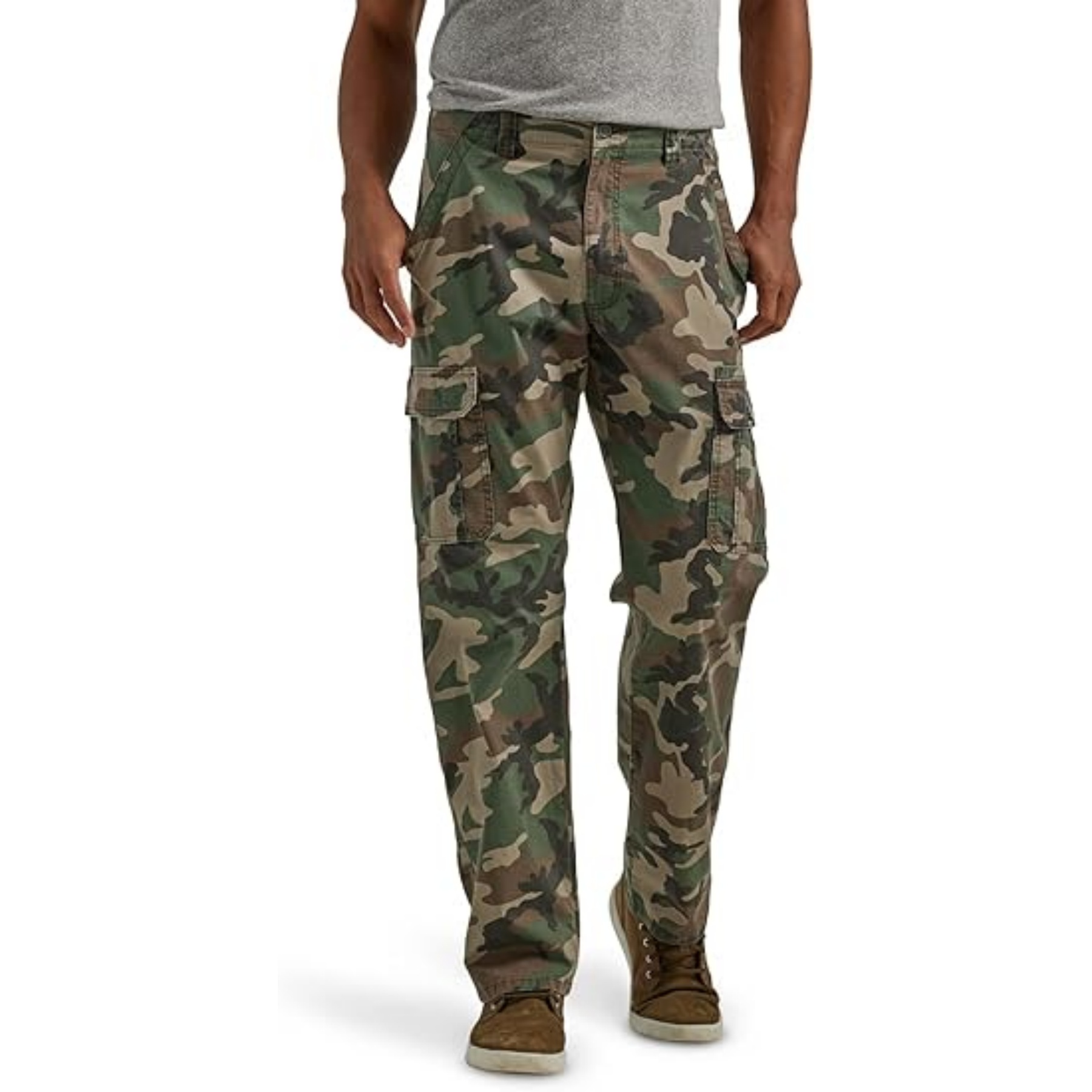 Relaxed Fit Stretch Cargo Pants, custom shorts with logo imprint 7