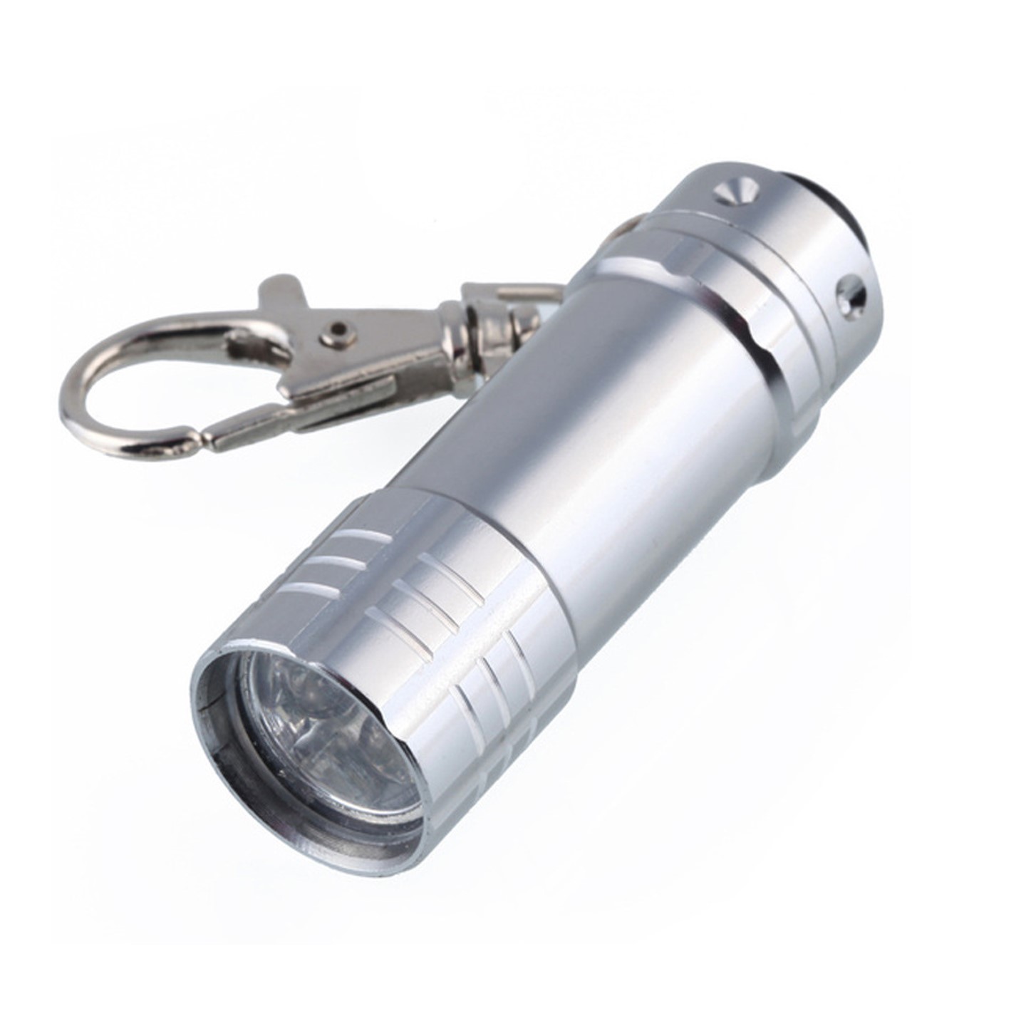 Aluminum Mini 3 LED Flashlights Keychain 3