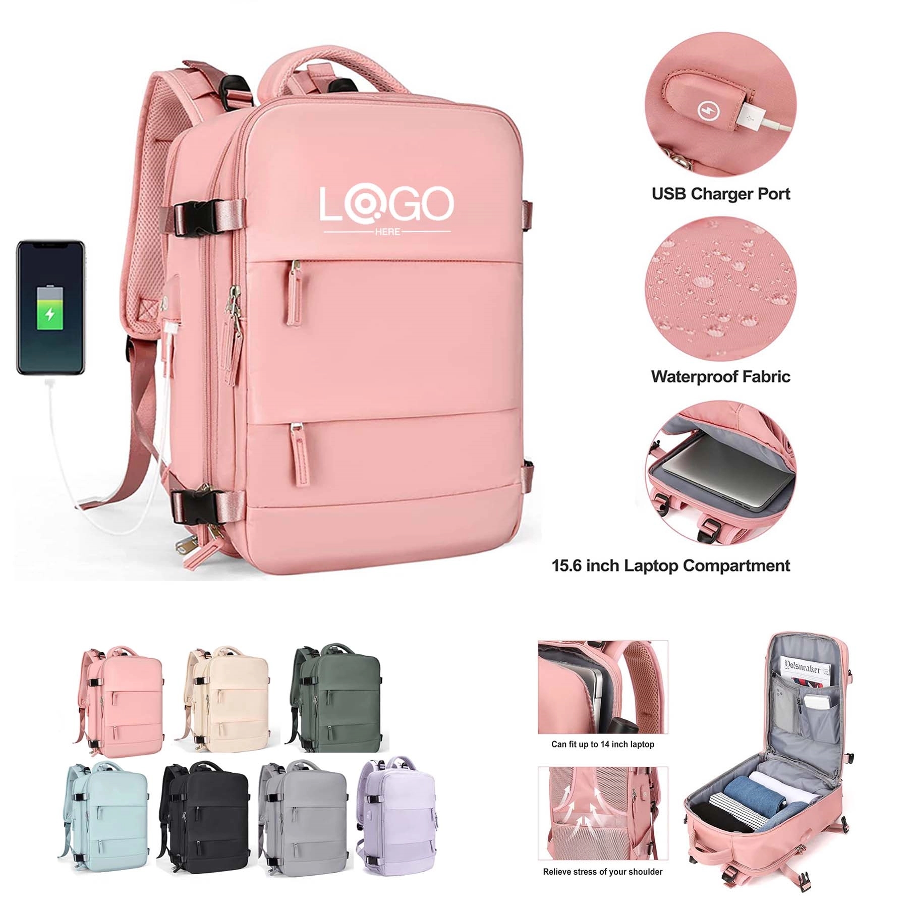 Large Airline Approved Travel Backpack 2