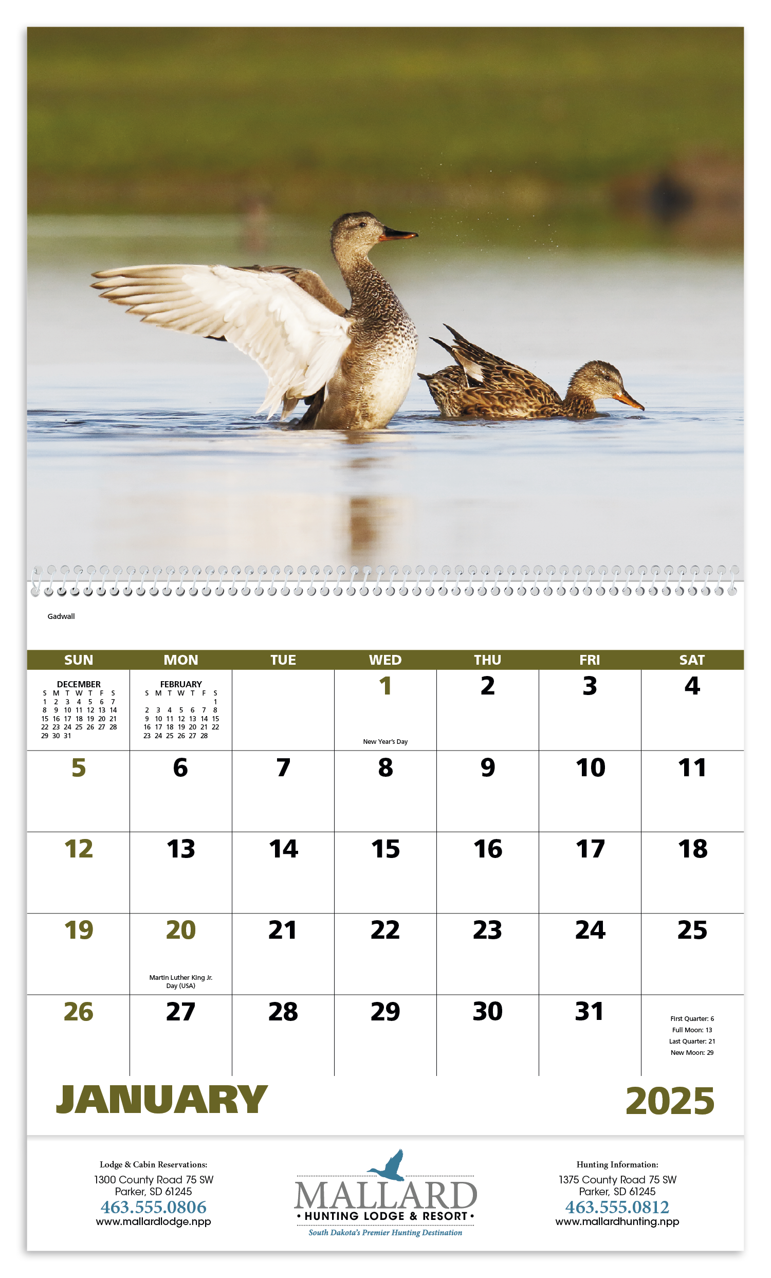 Good Value™ Waterfowl - Spiral Calendar 20