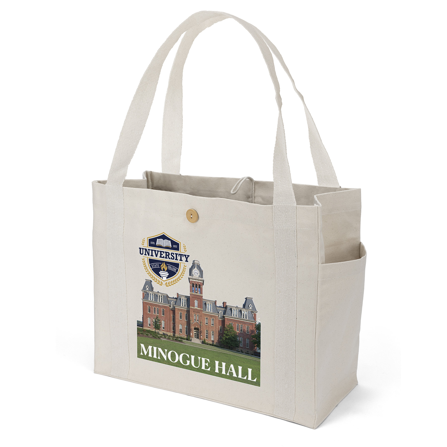 Sandford™- Deluxe Canvas Tote - ColorVista 1