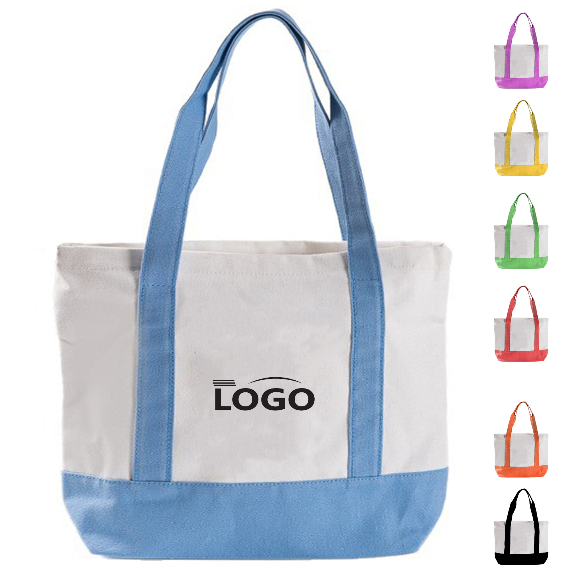 Block-Color Cotton Carryall 12 OZ. 2