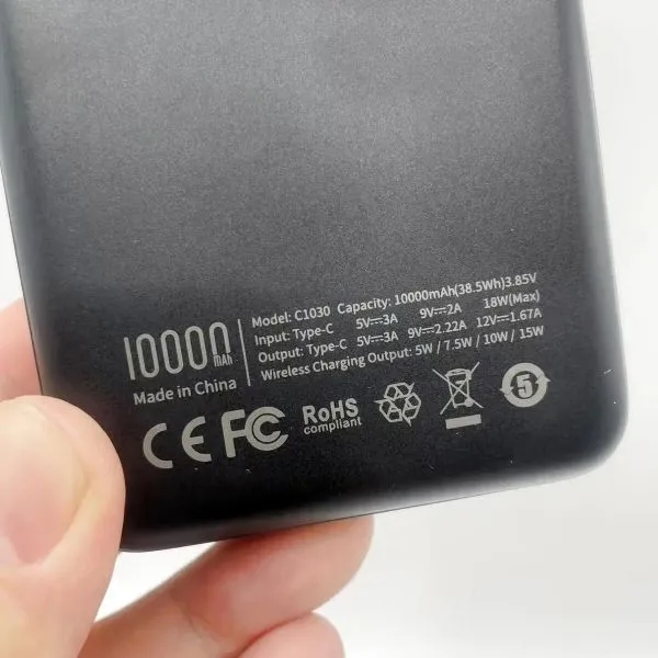 Custom Magnetic wireless High quality Power bank 10000mAh 2