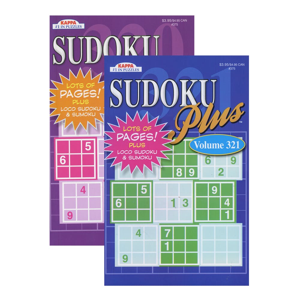 Sudoku Puzzles Books - 96 Pages Two Titles 1