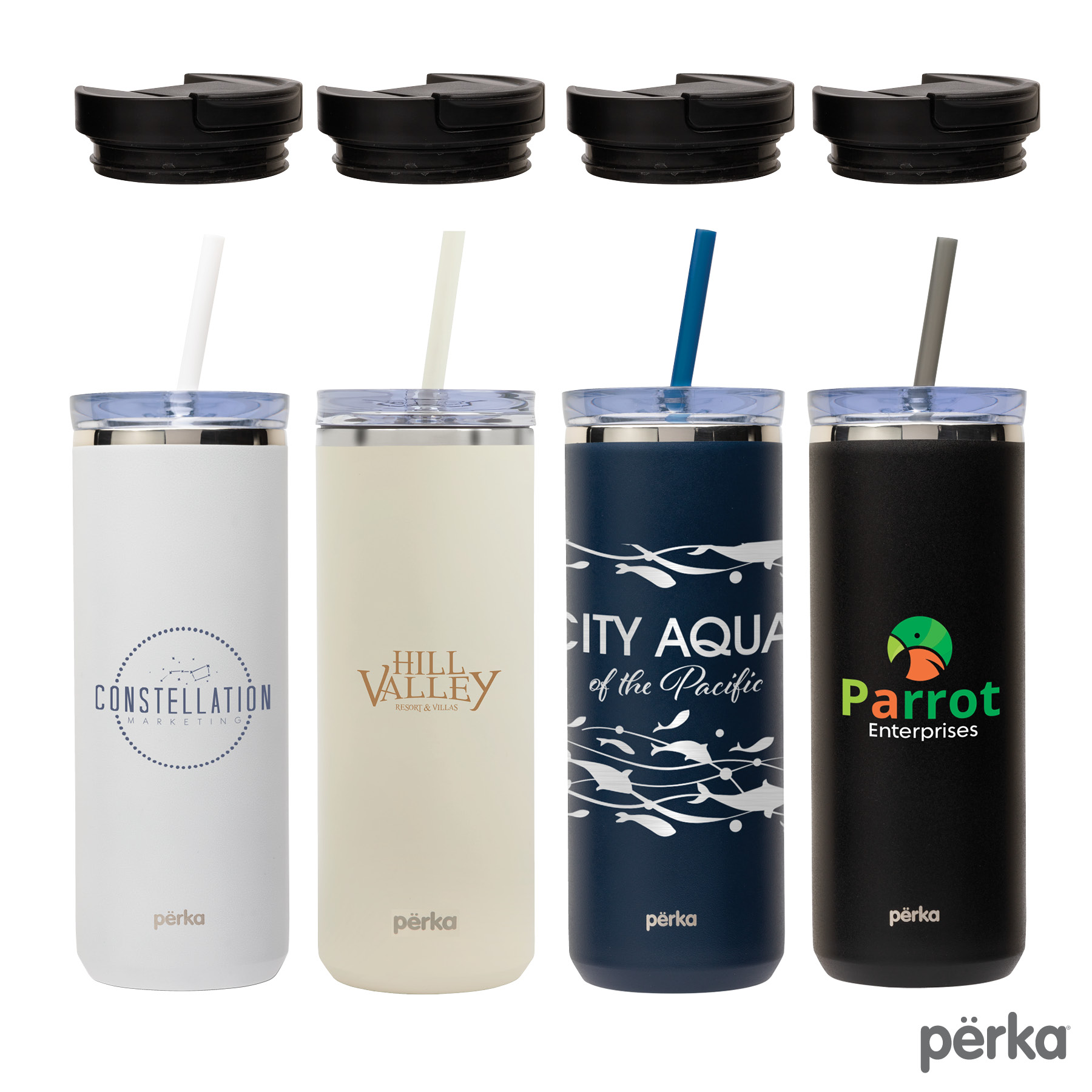 Perka® Trent 18 oz. Double Wall, Stainless Steel Hot/Cold Tumbler 27