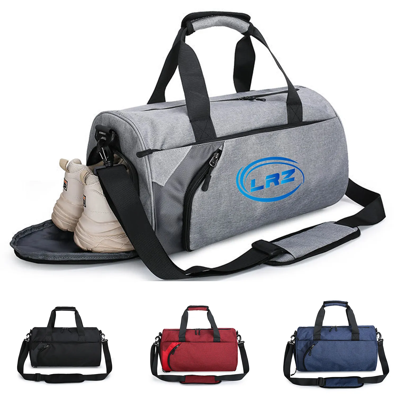 Duffle Travel Bag with Wet Pocket and Shoe Compartment 2