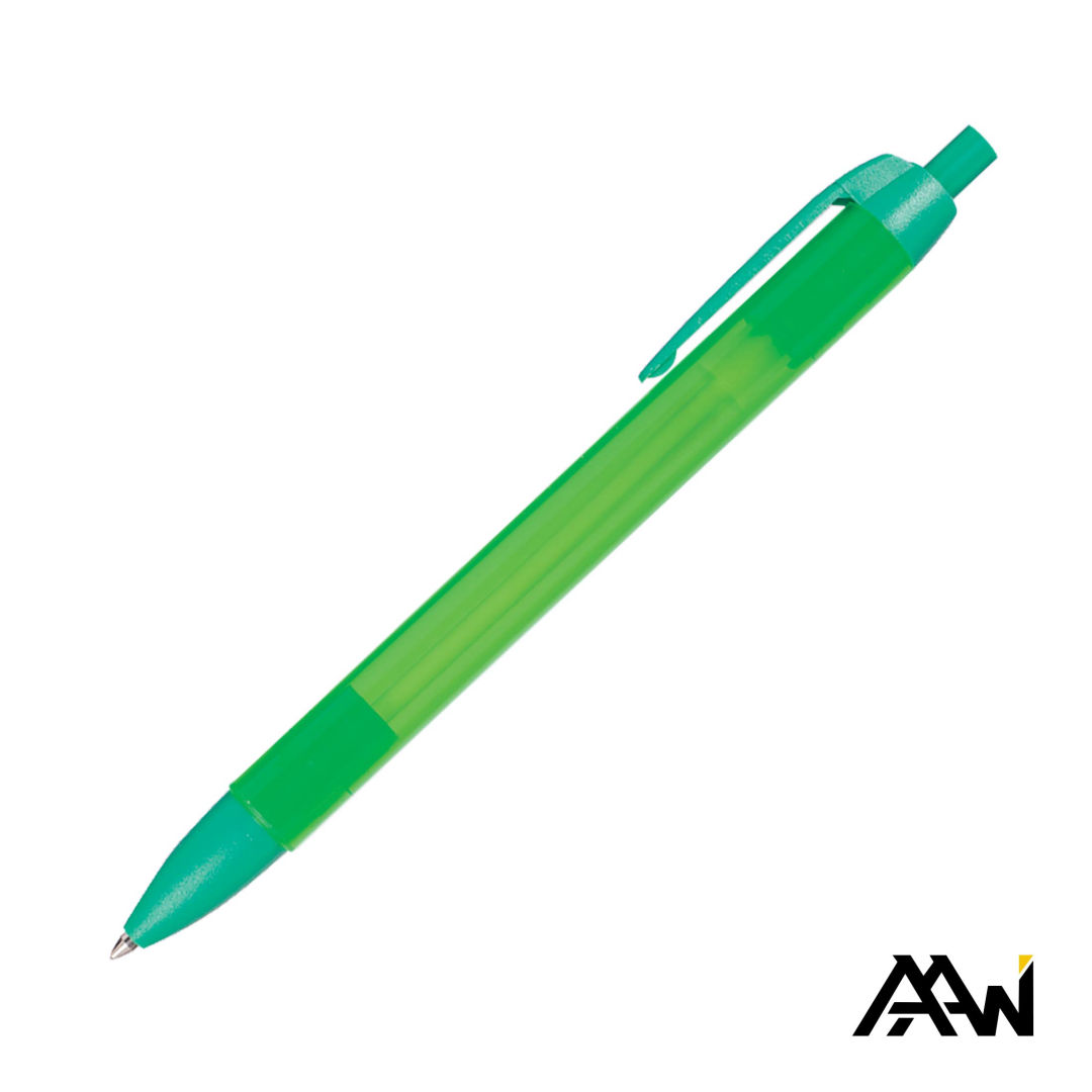 Widebody Pen w/Translucent Barrel - Matte Colored Accent 17