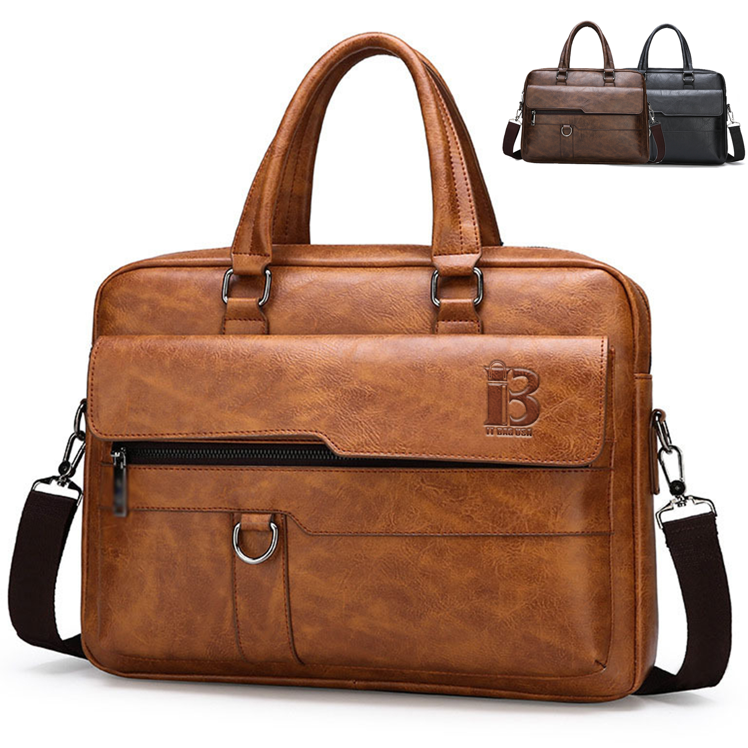 PU Men's Business Crossbody Bag 1