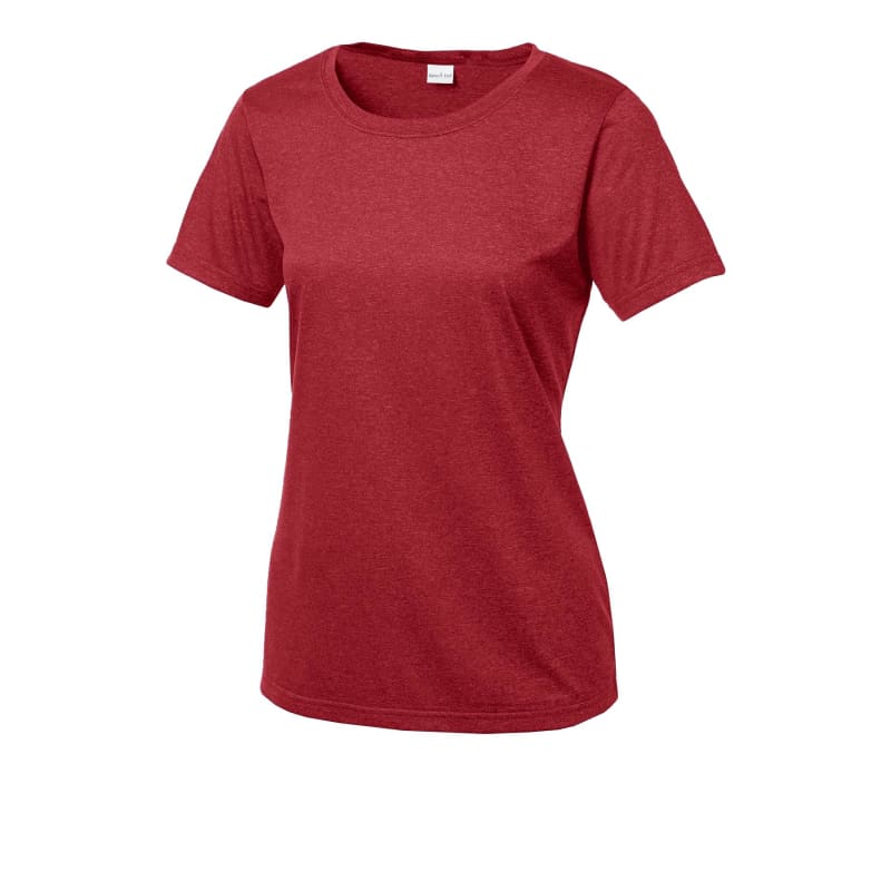 Sport-Tek Women's Heather Contender Scoop Neck Tee. 34
