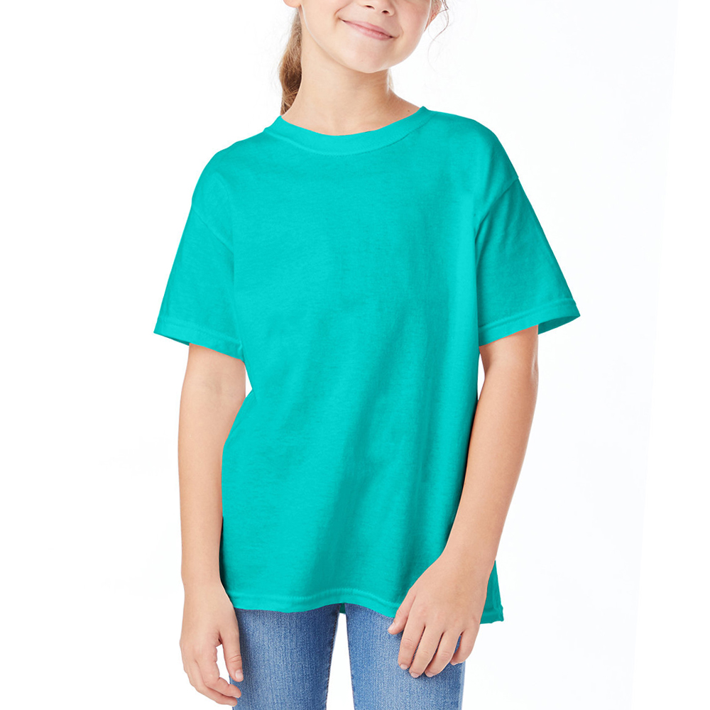 5.2 oz 100% Cotton (preshrunk) 13