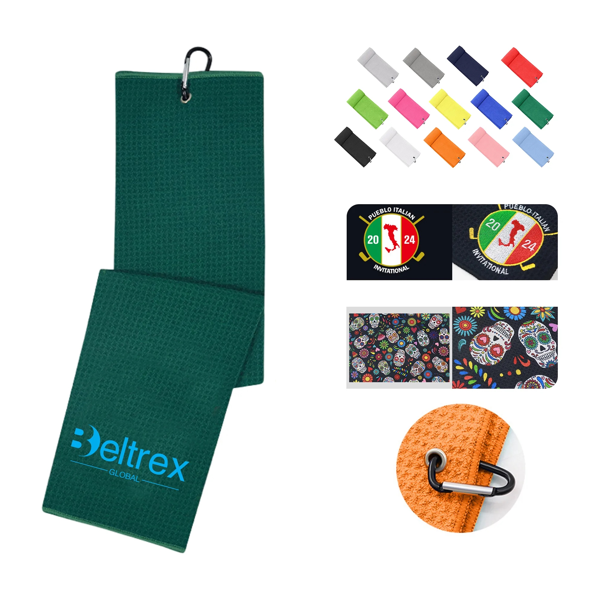 Golf Towel with Lightweight Design and Strong Absorption 14