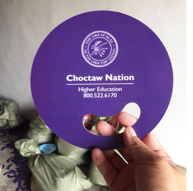 Round PP Hand Fan 3