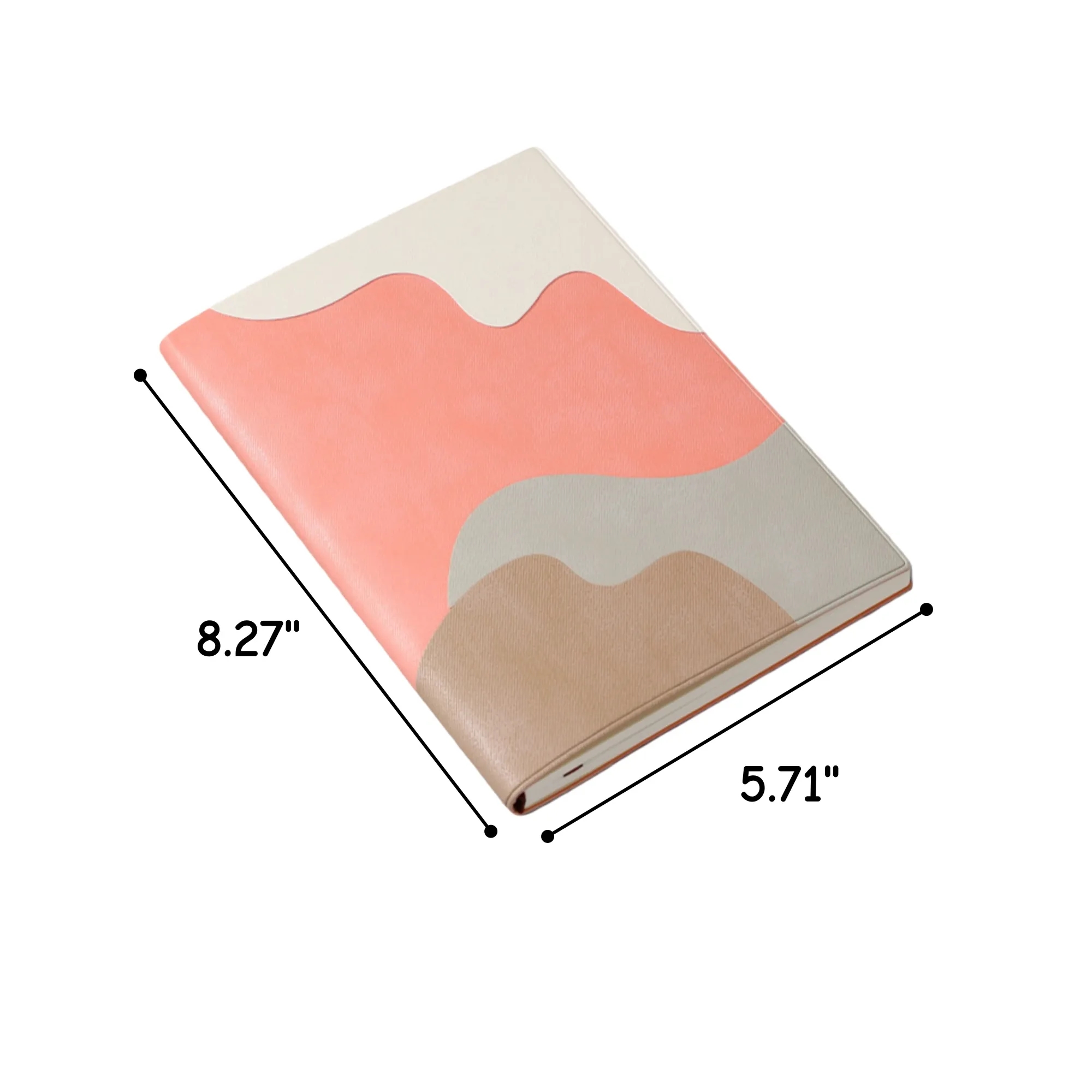 A5 Creative Wave Design Notebook Custom Logo 4