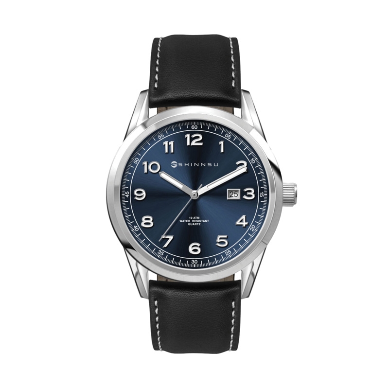 42MM SS, SILVER CASE,  3-HAND MVT, DTE