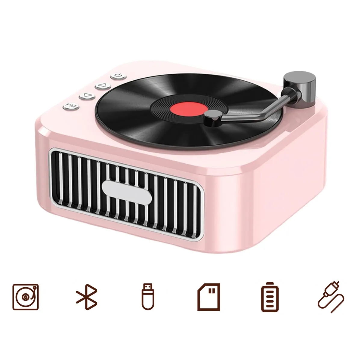 Record Player Bluetooth Speaker 3