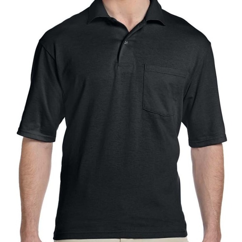 Jerzees 5.6 Oz., 50/50 Jersey Pocket Polo With SpotShield™ 5