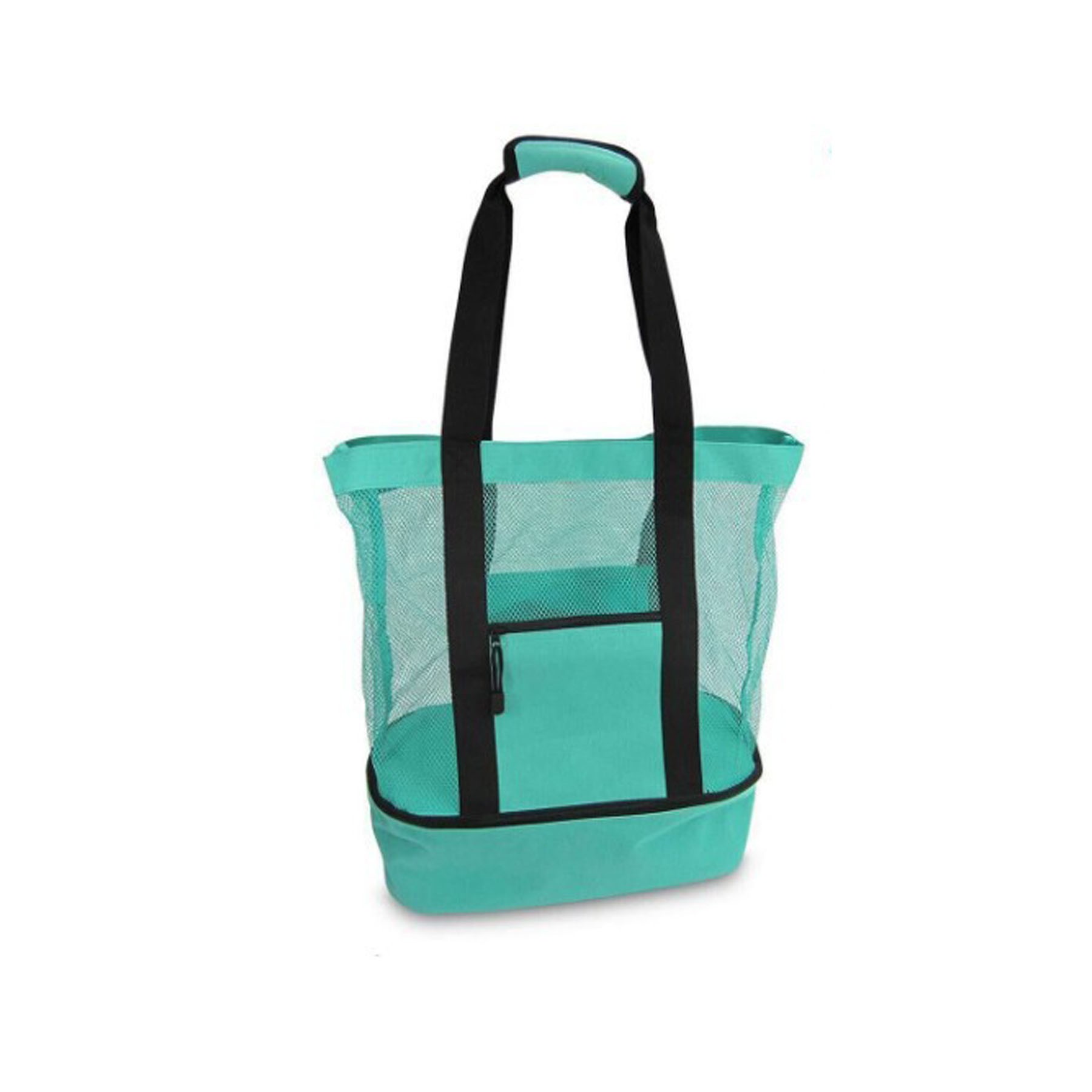 Outdoor Double Layer Mesh Beach Tote Insulated Bag 3