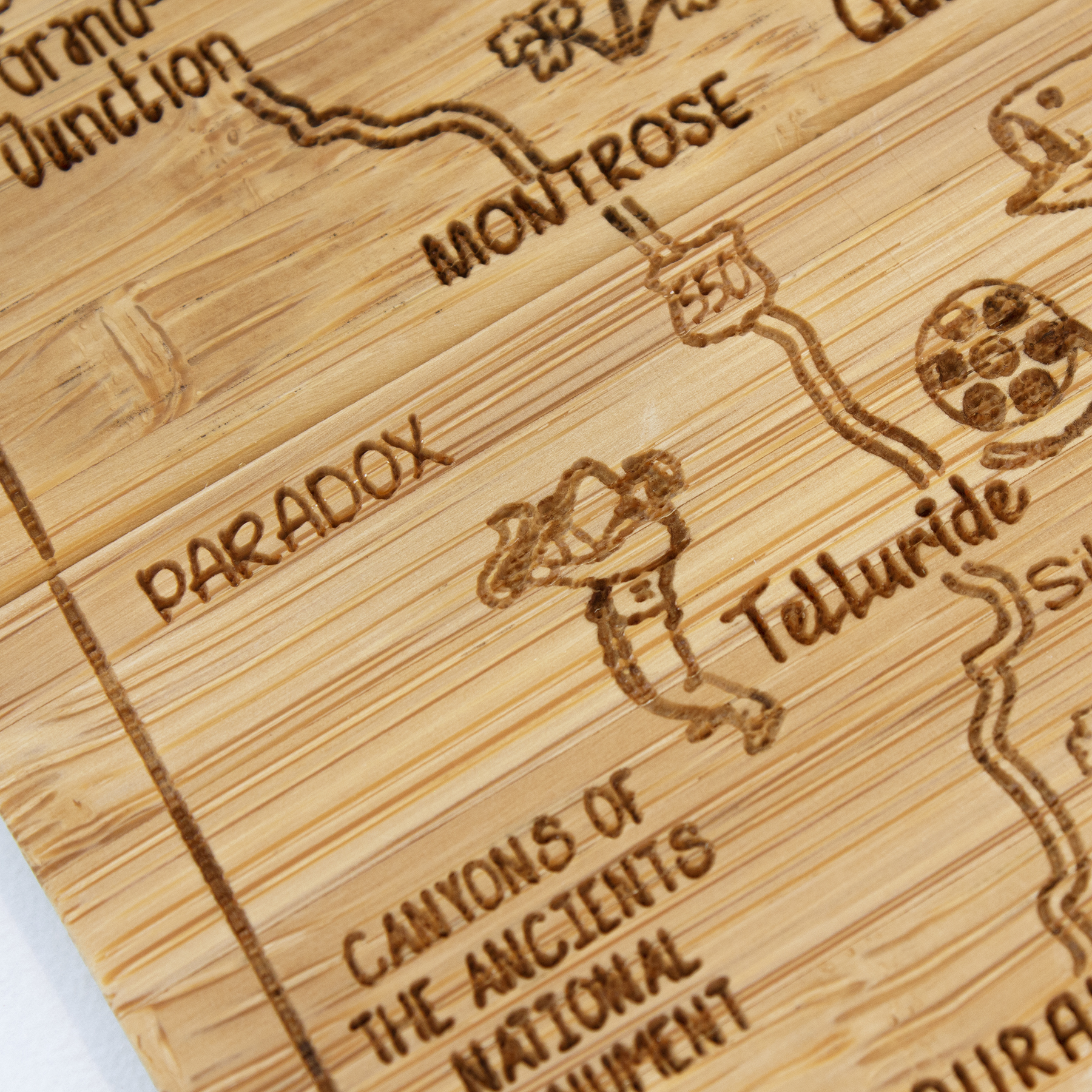 Colorado Puzzle Coaster Set 3