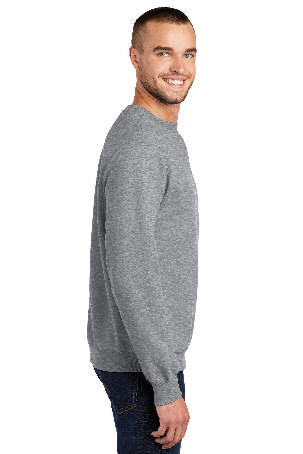 Port & Company® Essential Fleece Crewneck Sweatshirt, custom hoodie or sweatshirt with logo imprint 51