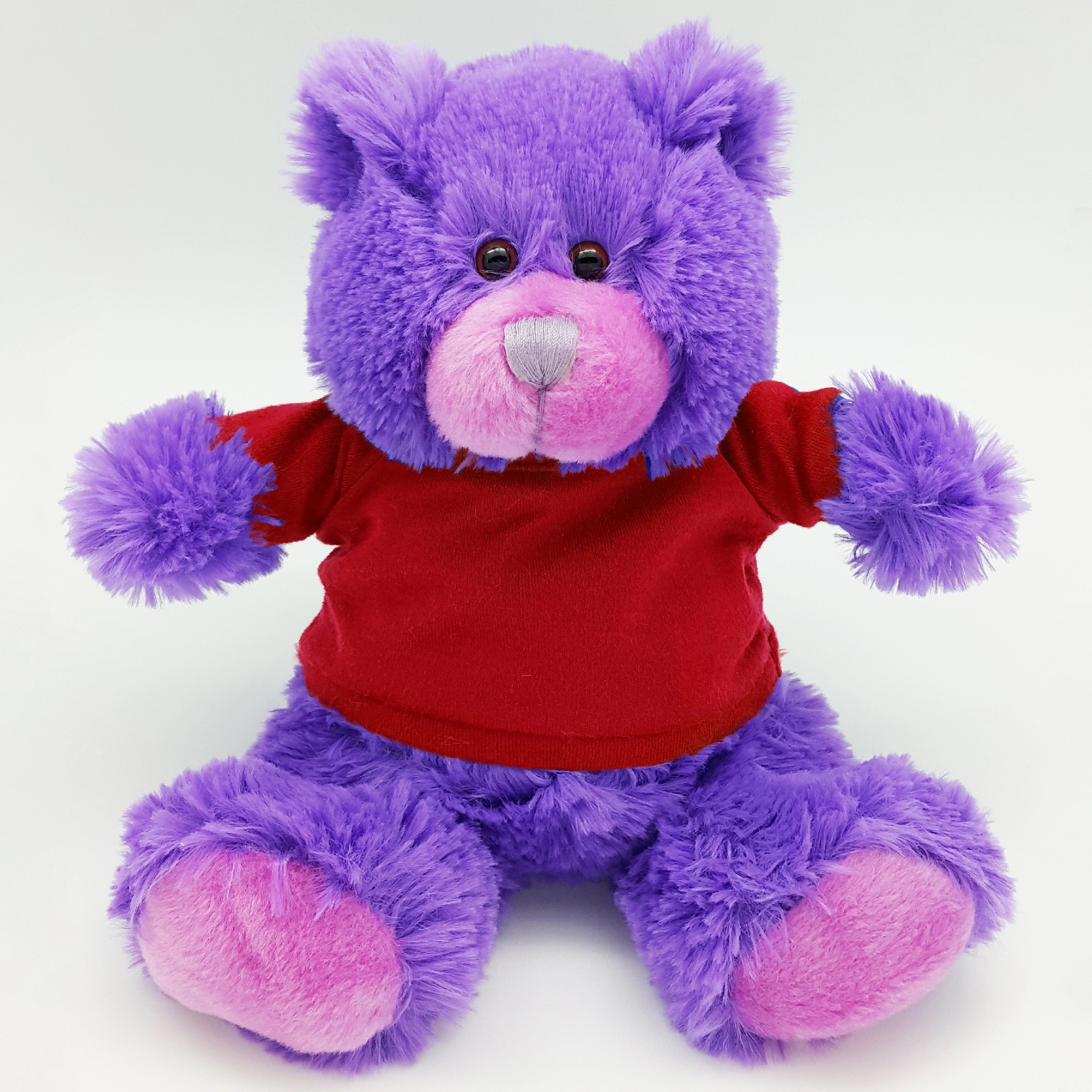 8" Bright Color Purple Bear 15