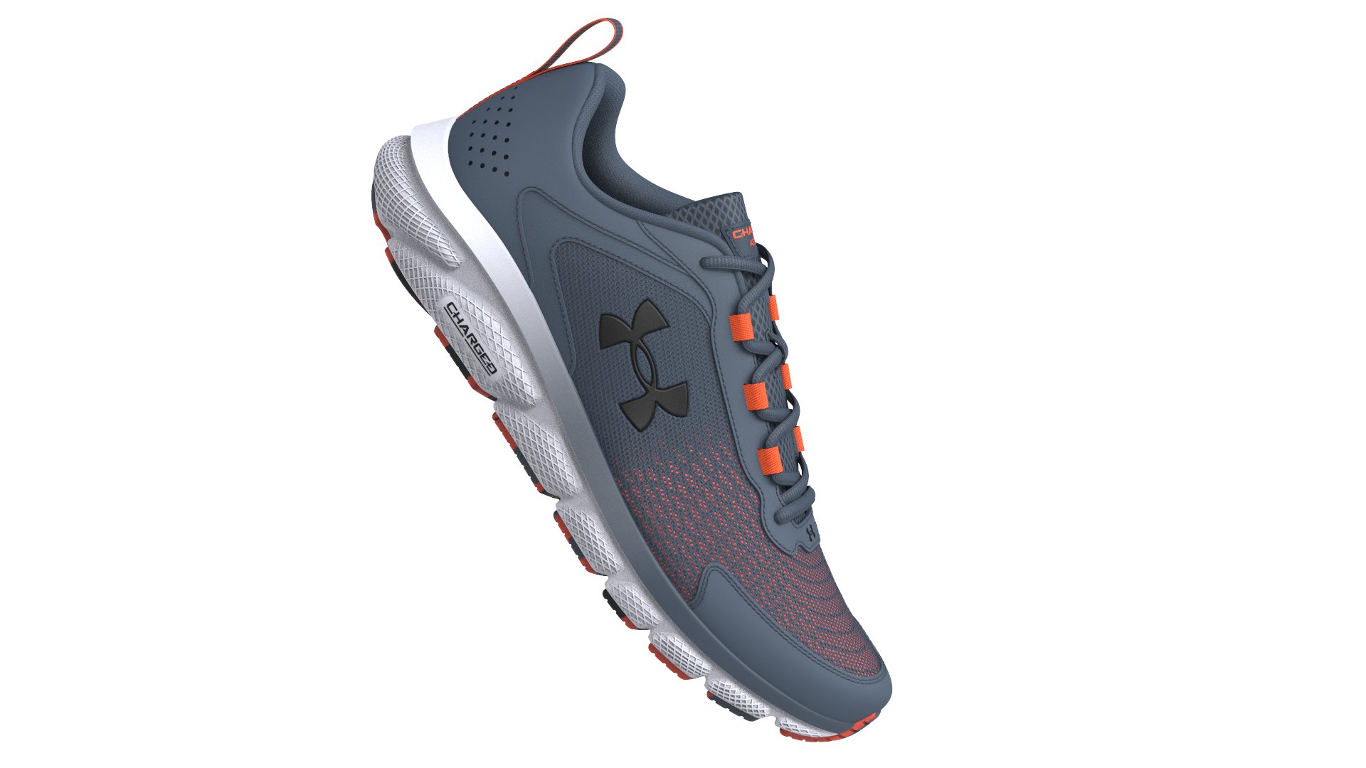 UA Charged Assert 9 Marble Men's Running Shoes 2