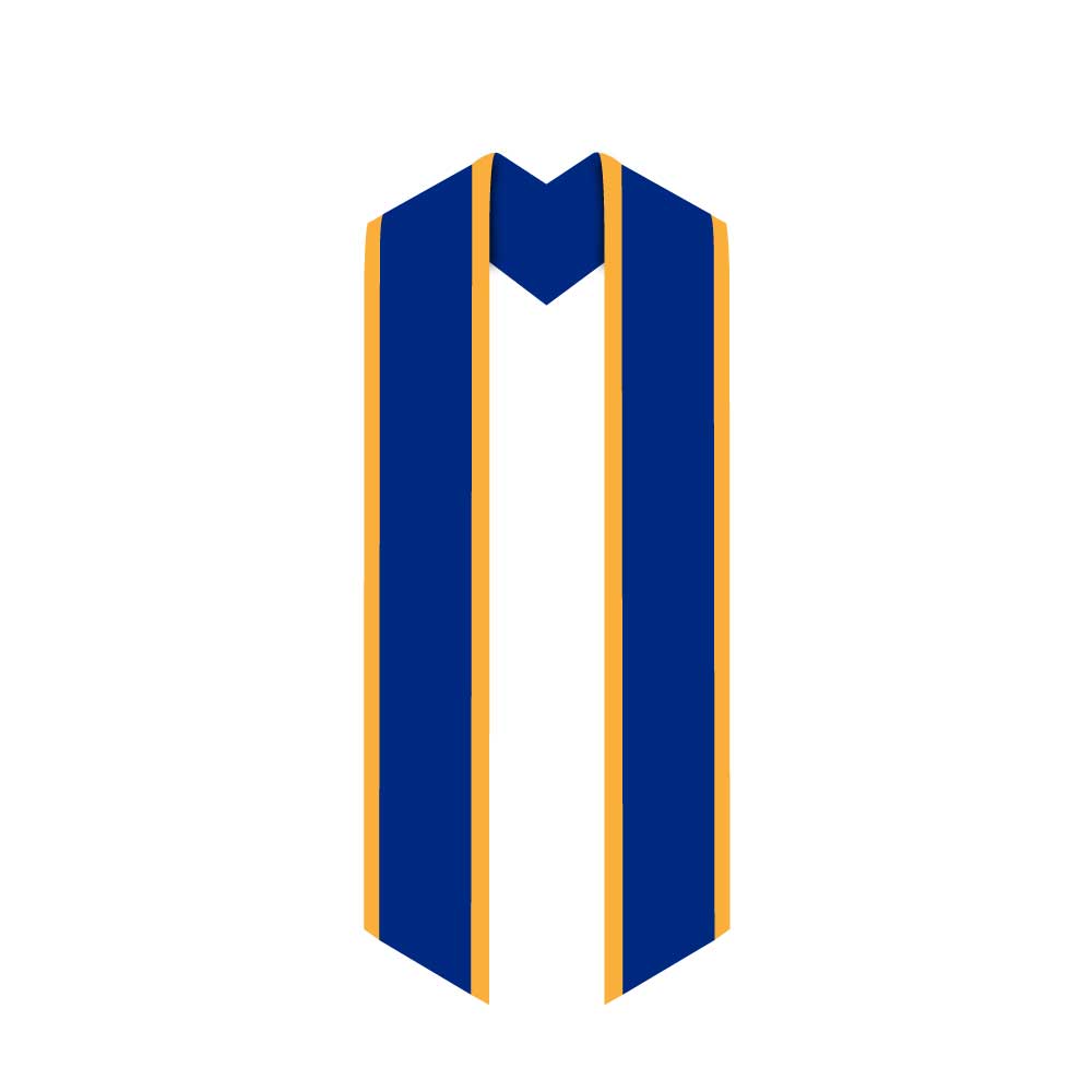 Honorary Graduation Stole - Full-Color Sublimation 60" 7