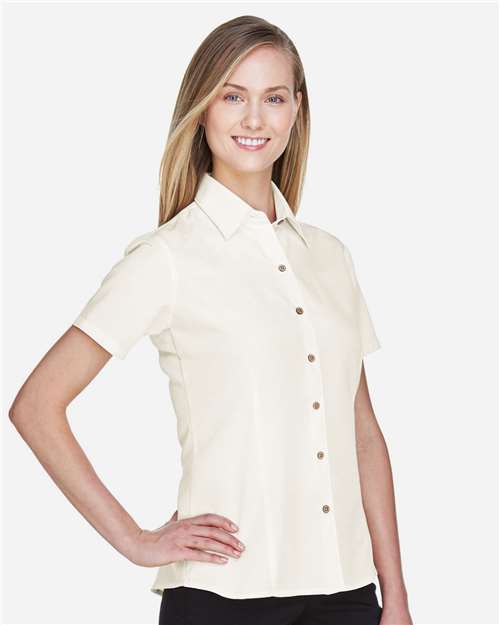 Women's Barbados Textured Camp Shirt - M560W 26