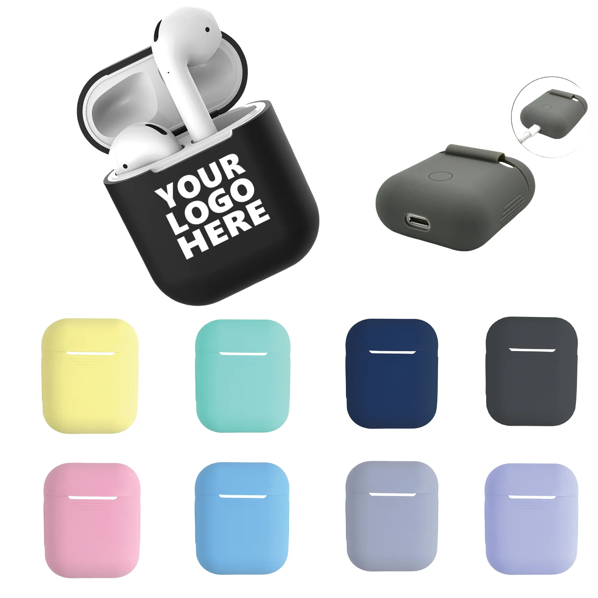 SIlicone Wireless Earphones Protective Cover