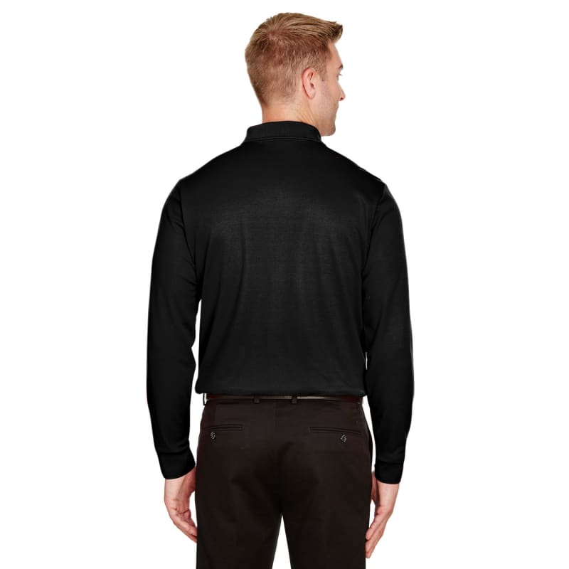 Devon & Jones CrownLux Performance™ Men's Tall Plaited Long Sleeve Polo 6