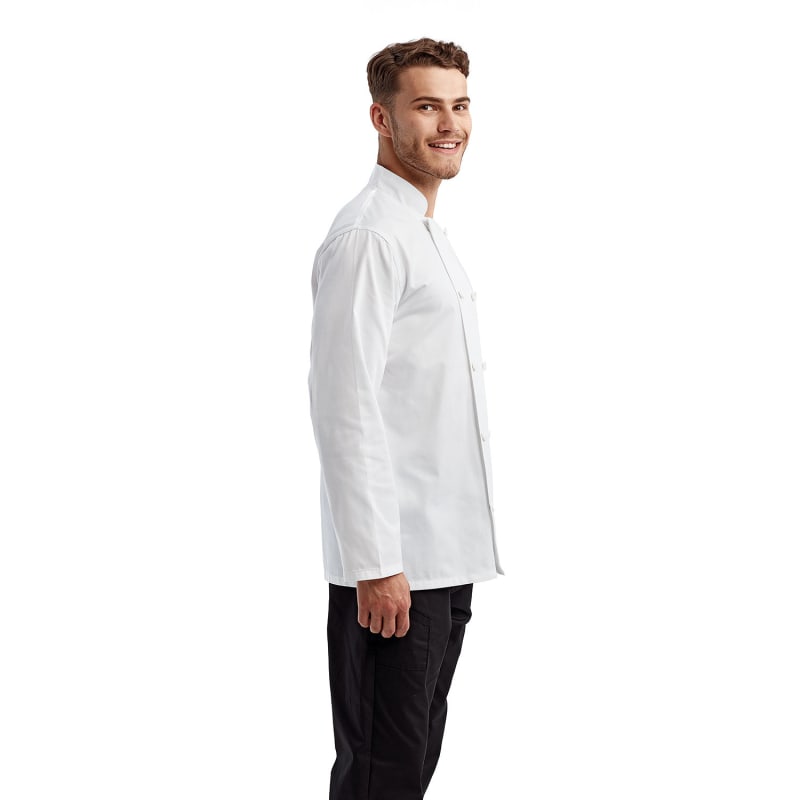 Artisan Collection By Reprime Unisex Long-Sleeve Recycled Chef's Coat 1