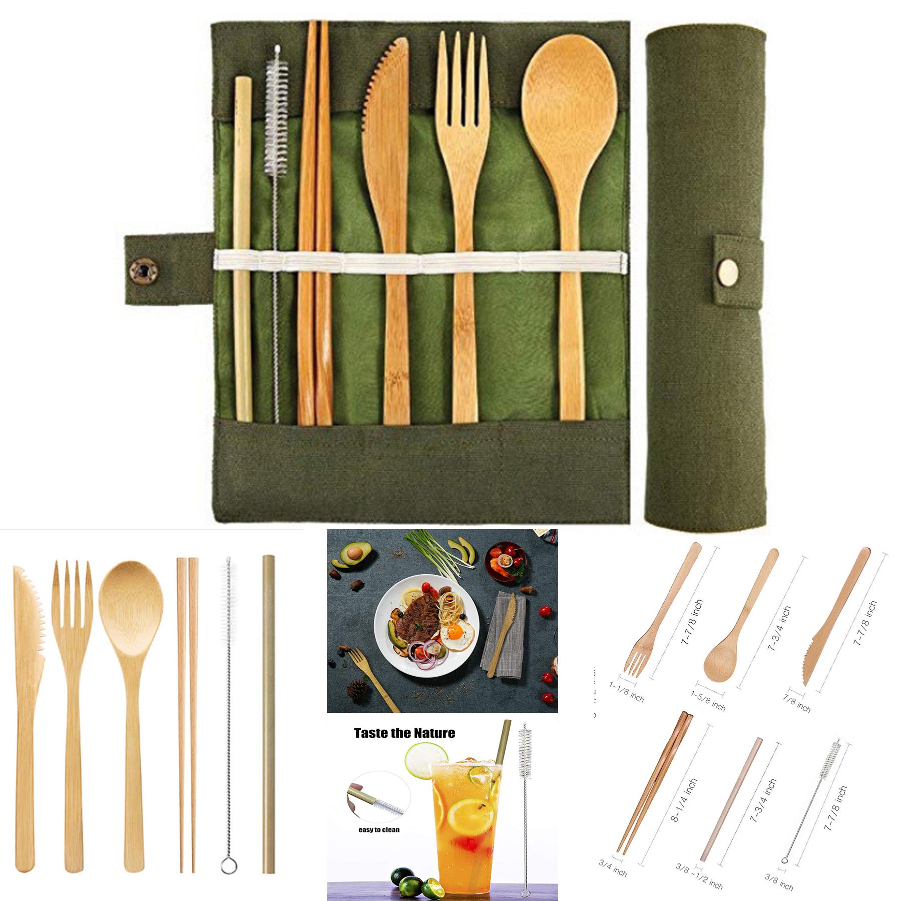 Eco-Friendly Reusable Travel Cutlery Set 1