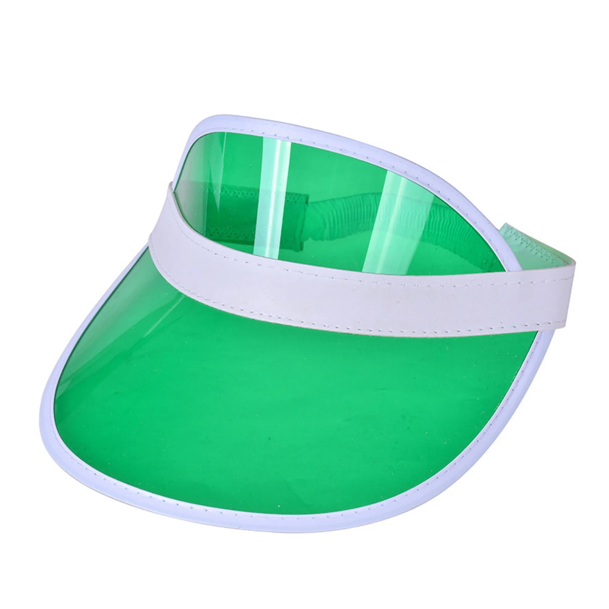 Unisex Sun Visors Plastic Clear Cap 3