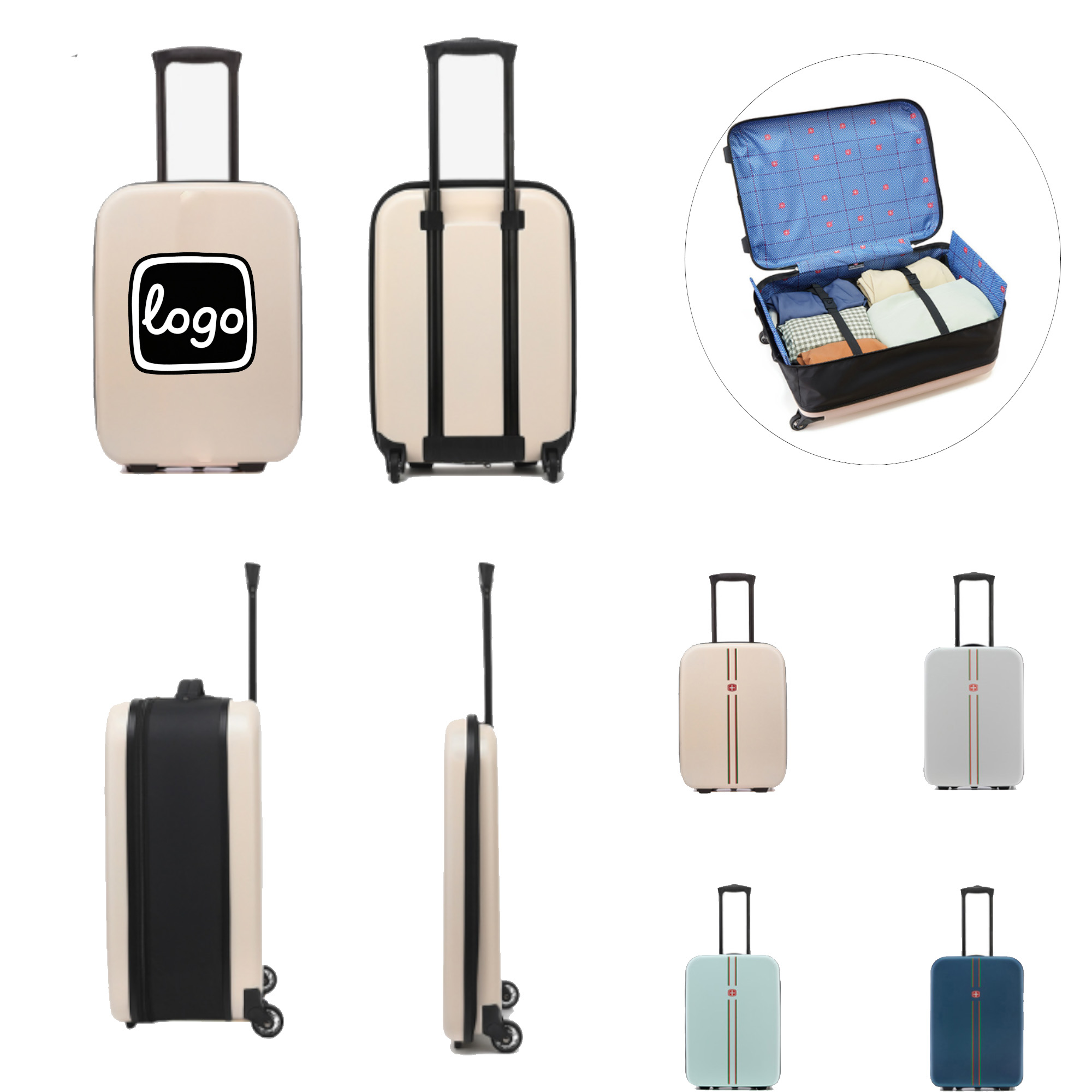 20" Suitcase Lightweight Foldable Carry-On 2