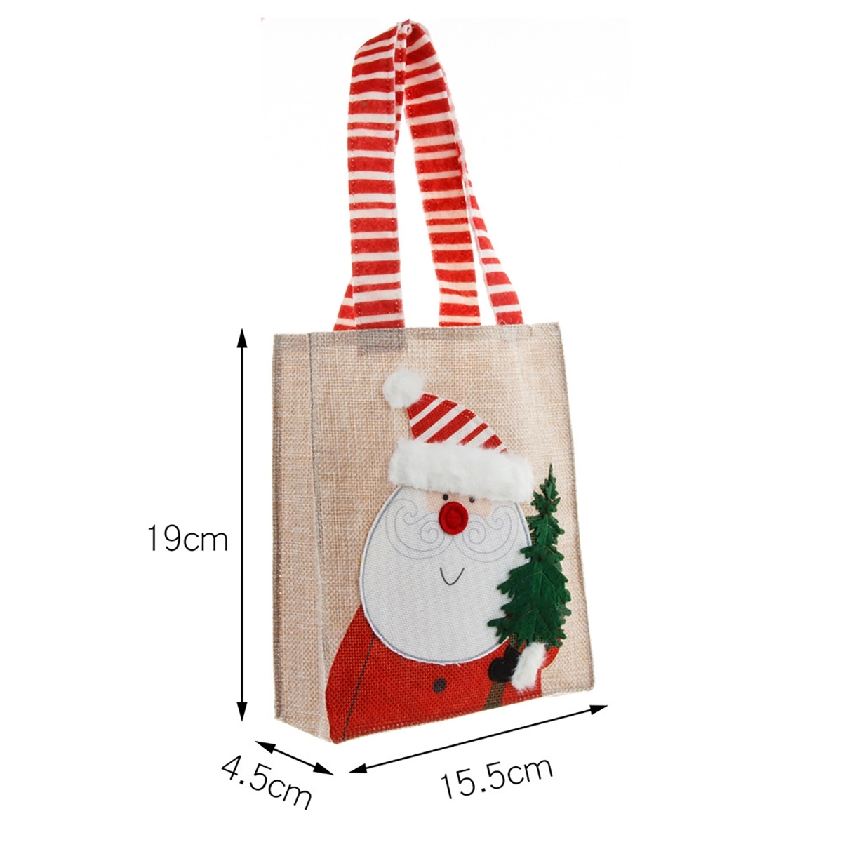 Christmas Gift Tote Bag, custom tote bag with logo imprint 5