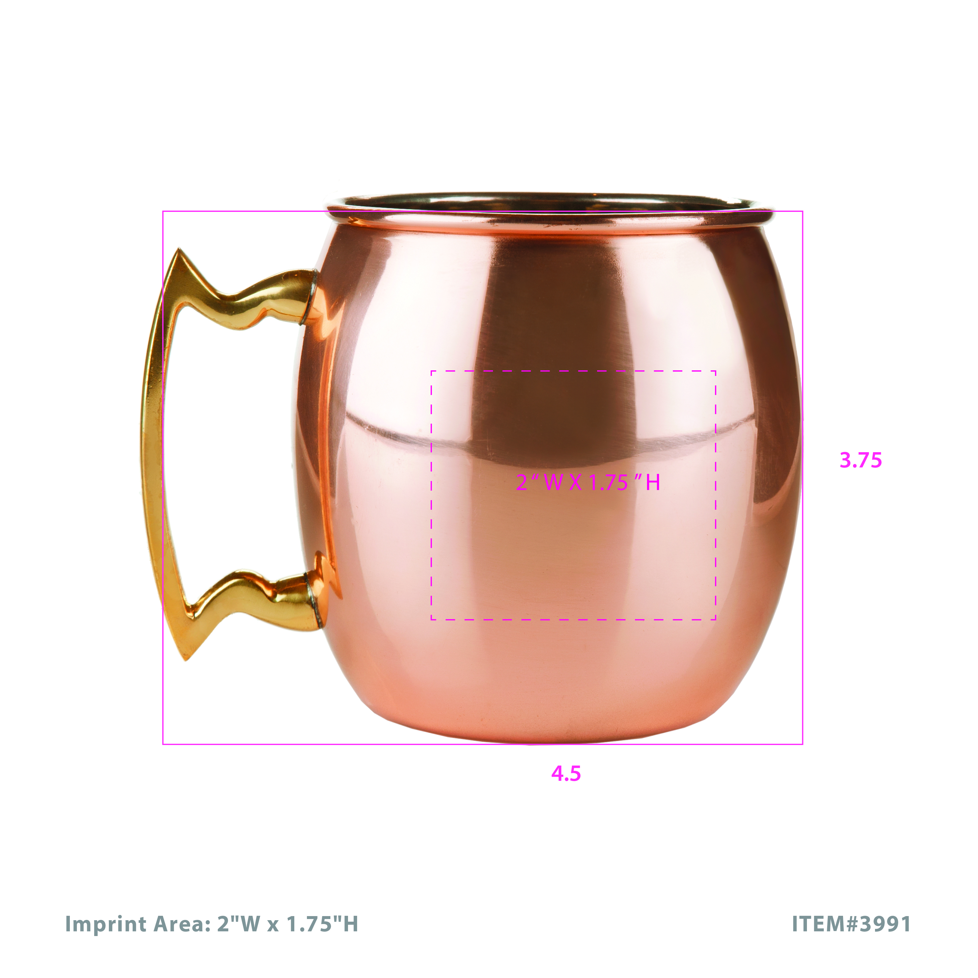 True® Moscow Mule Copper Cocktail Mug 5