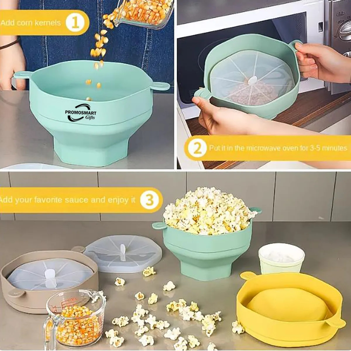Silicone Popcorn Popper 5