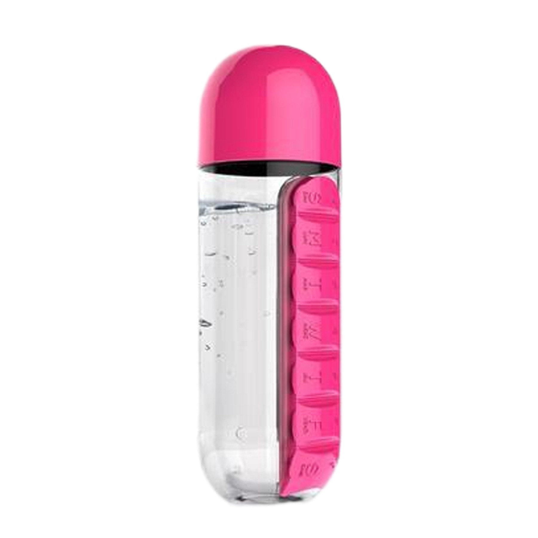 20Oz Water Bottle W/ 7-Day Pill Box 5
