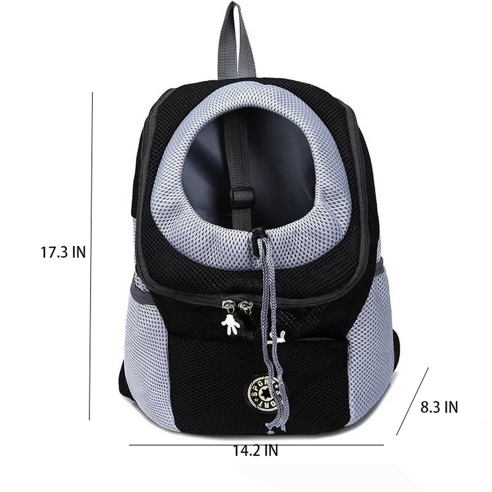 Outdoor travel pet cat and dog backpack breathable bag 8