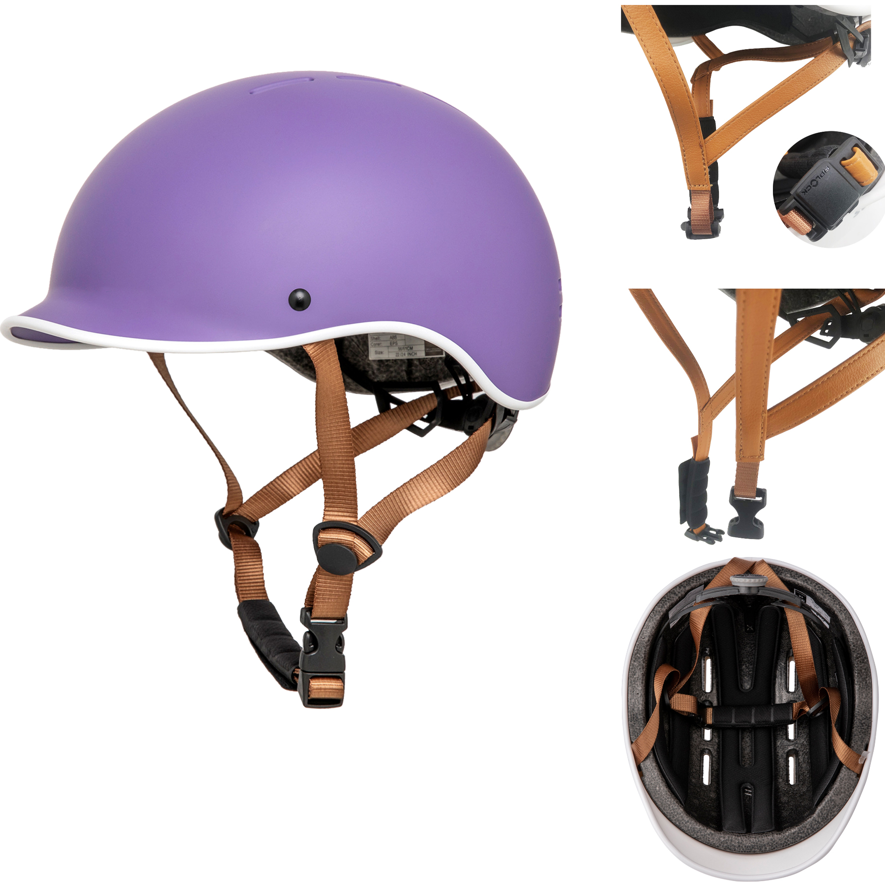 Retro Motorbike Skull Cap Helmet 3