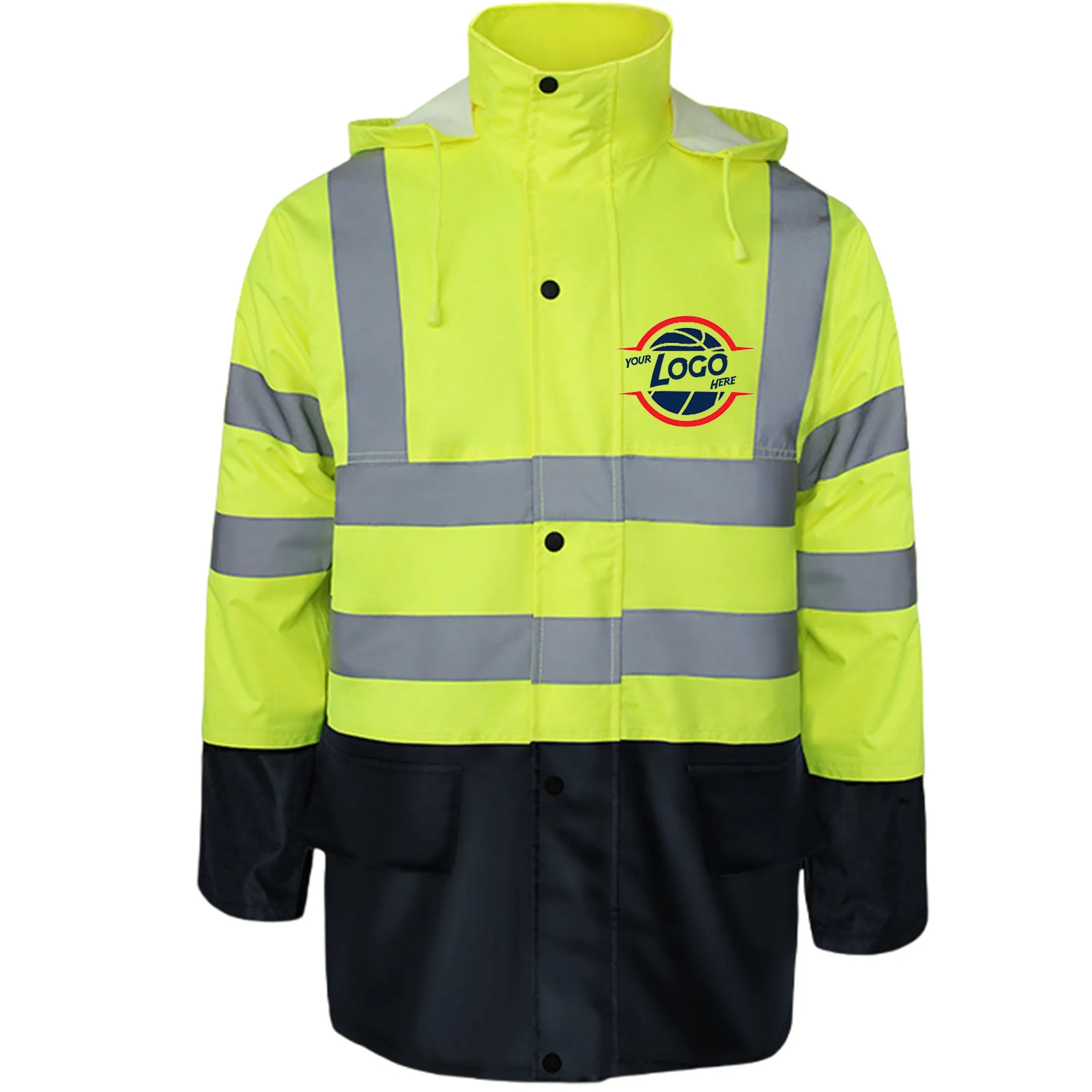 High Visibility Reflective Waterproof Safety Jacket 5