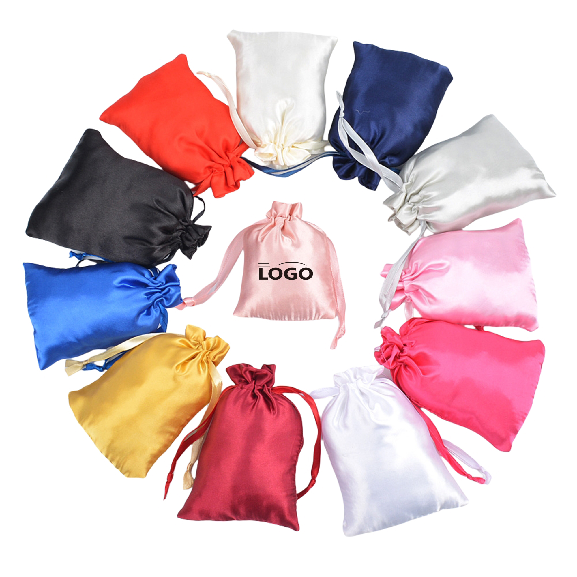 Satin Gift Drawstring Bag 2