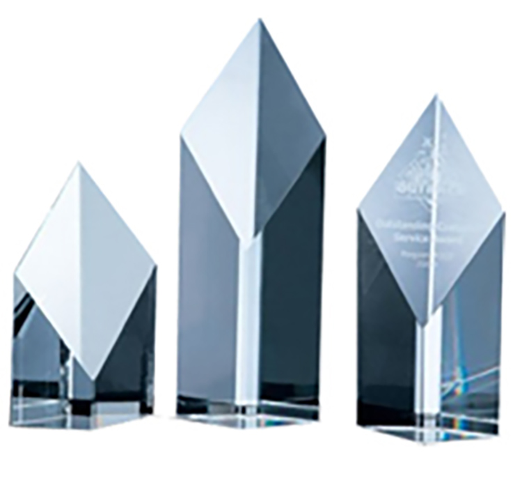 Diamond Crystal Tower Award - Medium 1