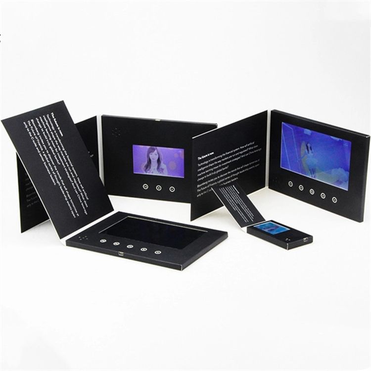 10.1 Inch Screen Customized Hardcover Video Brochure 2