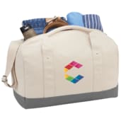 Belair 17" Cotton Canvas Duffel 9