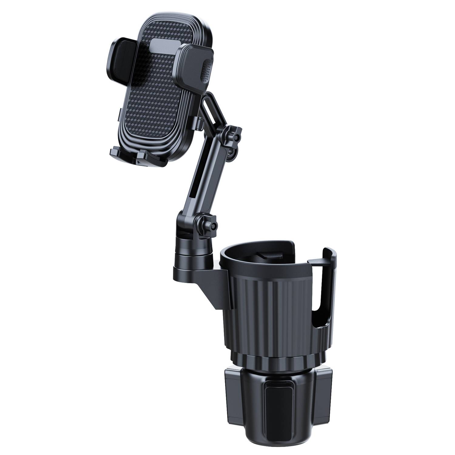 2-in-1 Car Cup Holder Phone Mount 3