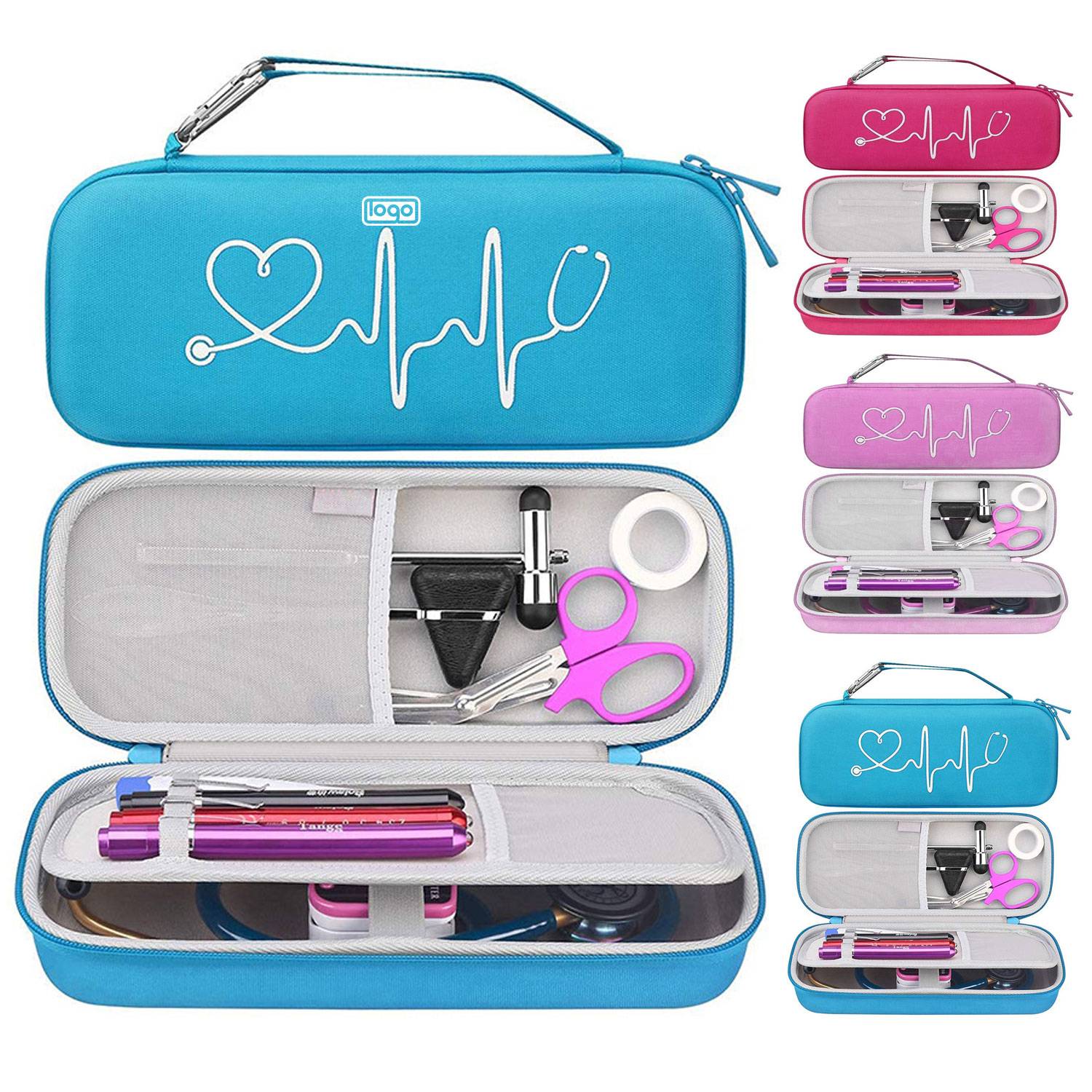Medical Shockproof EVA Stethoscope Carrying Case 2