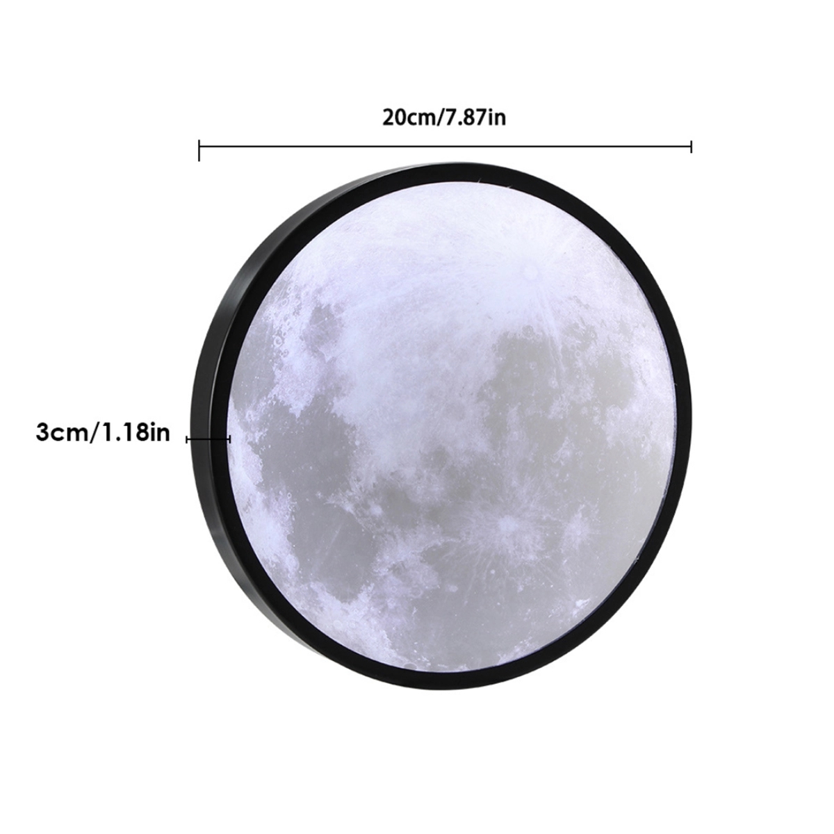 USB Powered Makeup Mirror Moon Lamp 2