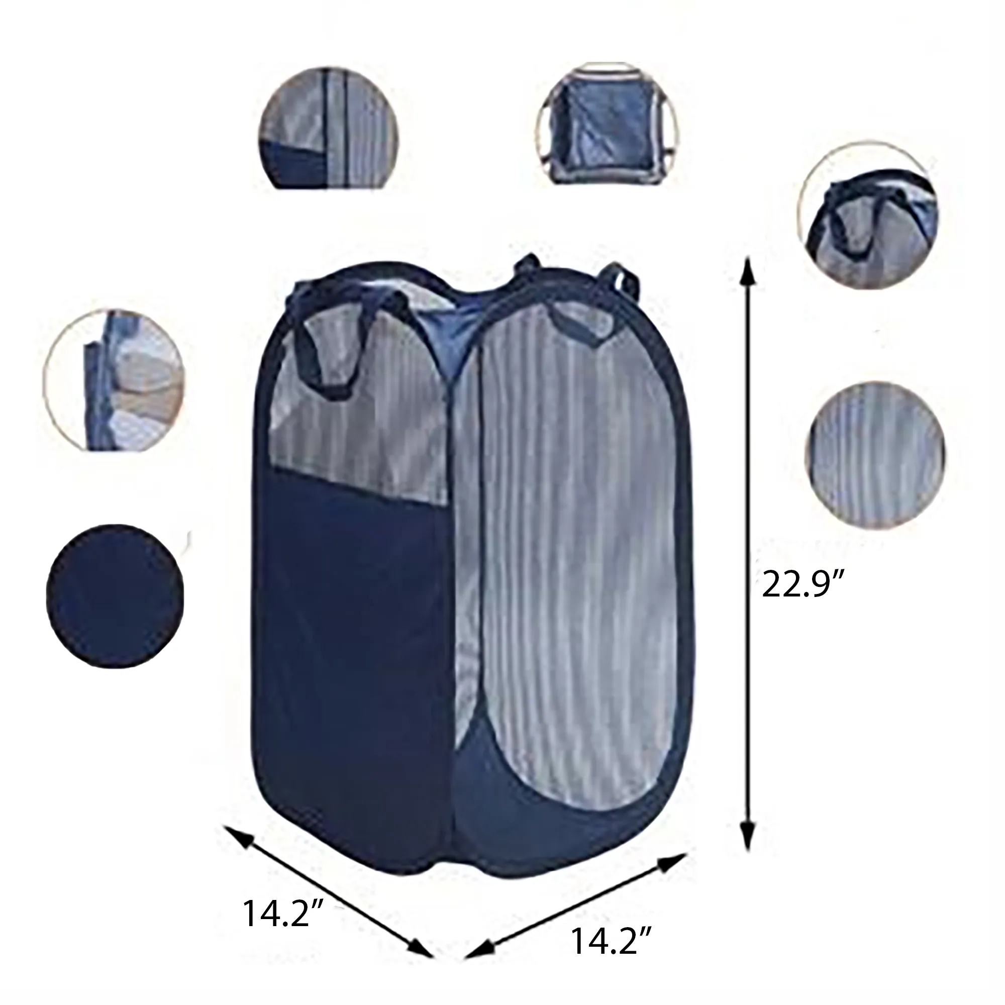 Folding Laundry Basket MOQ 100PCS 11