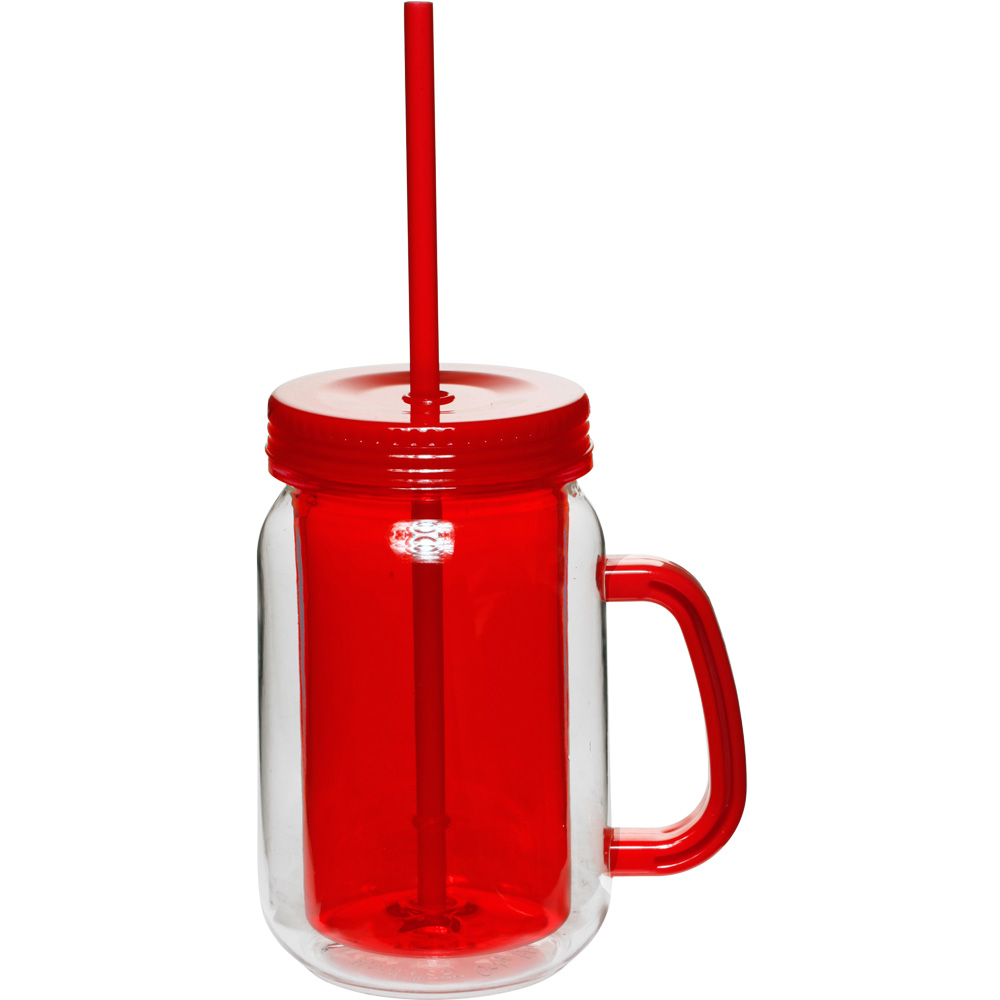 17 oz. Mason Jars with Straw 10