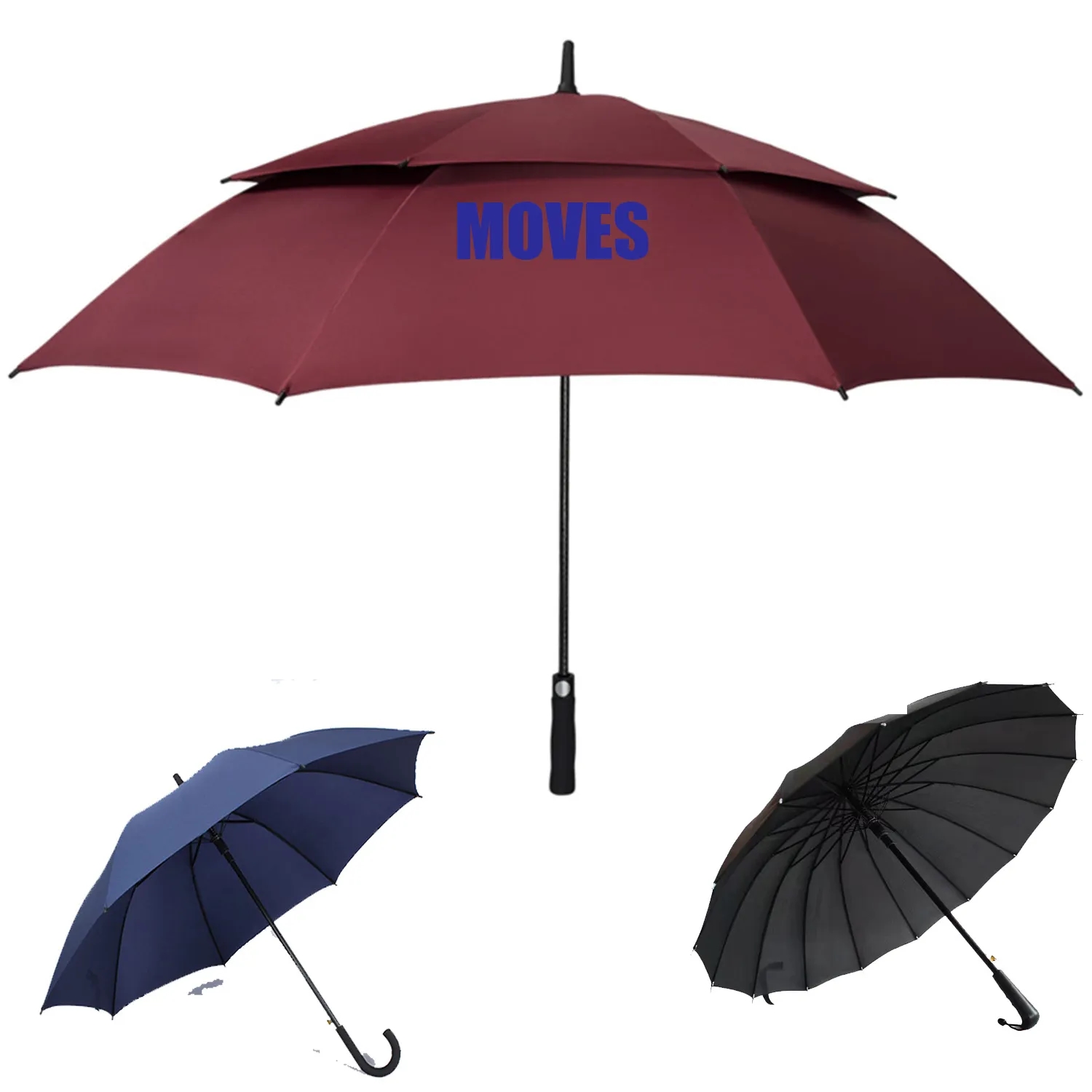 Vented Auto-Open Golf Umbrella 2